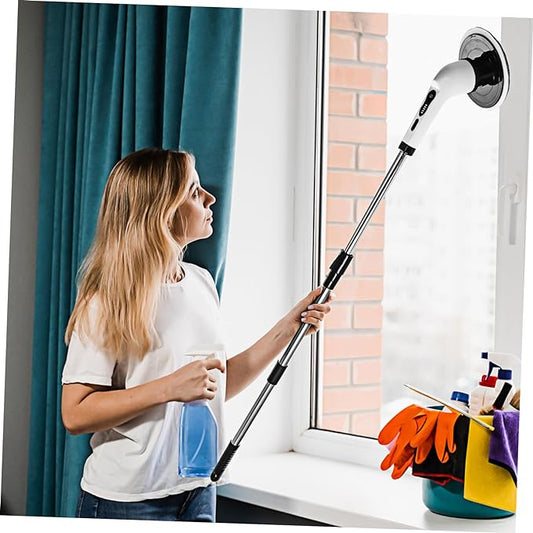 9 in 1 Electric Cleaning Scrubber, Replaceable Brush Heads - 90Mins Work Time
