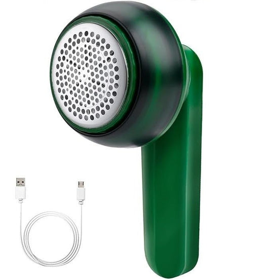 Rechargeable Lint Remover in use
